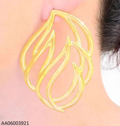 [AA06003921] ARETES DOR CROQUI HOJA GR. EA1238-45