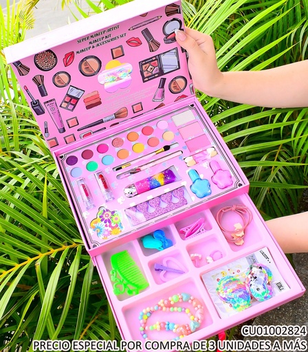 [CU01002824] SET INFANTIL MAQUILLAJE MAQUILLAJE+ACCE.CABELLO IGOODCO IG-3169