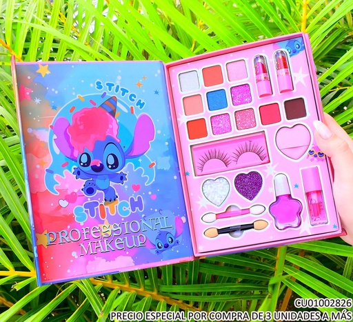 [CU01002826] SET INFANTIL MAQUILLAJE LIBRO STITCH C1511-PB2026