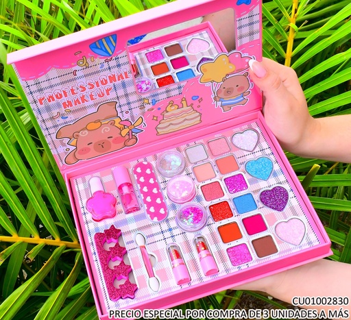 [CU01002830] SET INFANTIL MAQUILLAJE CUTE CAPYBARA C1519-PB2026