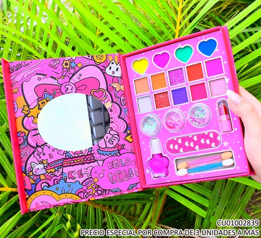 [CU01002839] SET INFANTIL MAQUILLAJE LIBRO MELODY V6373-PB2026