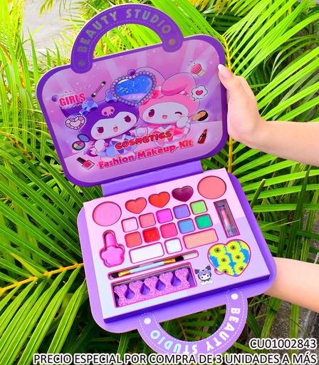 [CU01002843] SET INFANTIL MAQUILLAJE KUROMI-MELODY IG3183