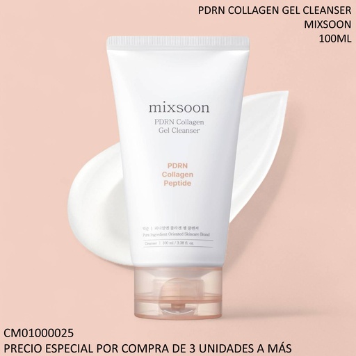 [CM01000025] LIMPIADOR EN GEL MIXSOON PDRN COLAGENO 100ML