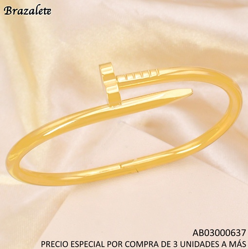 [AB03000637] BRAZALETE CLAVO CORAZON BA2347-208