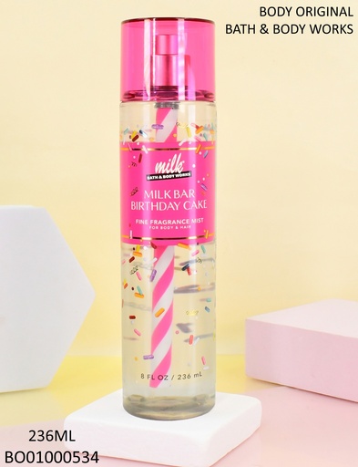 [BO01000534] BODY MILKY BAR BIRTHDAY CAKE BATH & BODY WORKS 236ML