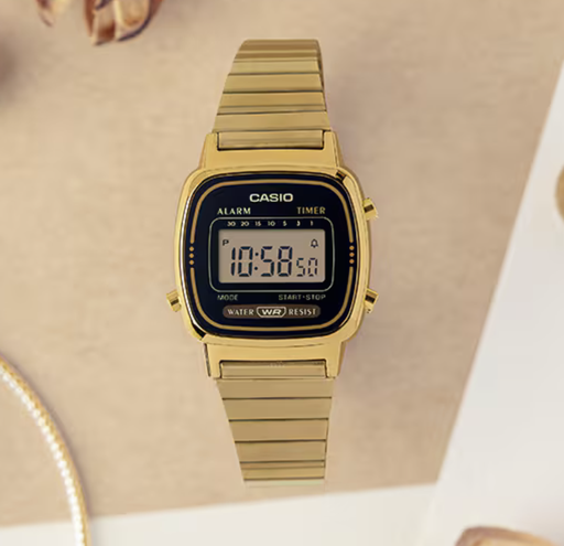 [RC02000236] RELOJ CASIO DIGITAL DAMA LA670WGA-1DF METAL DOR.