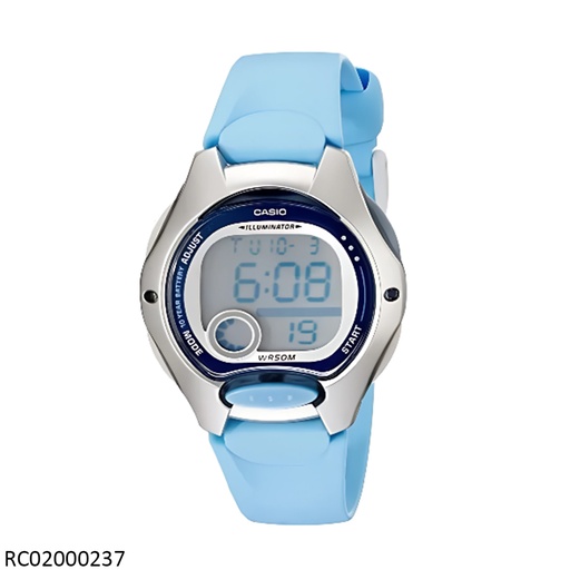[RC02000237] RELOJ CASIO DIGITAL DAMA LW-200-2BVDF SILICON CELESTE