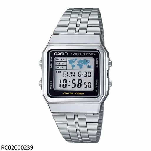 [RC02000239] RELOJ CASIO DIGITAL CAB A500WA-1DF METAL PLAT.