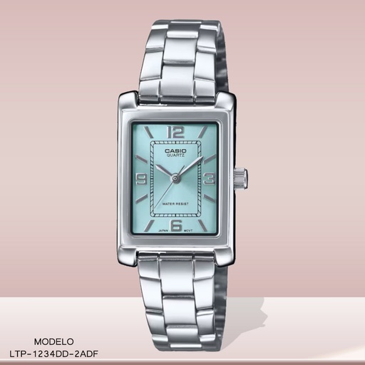 [LTP-1234DD-2ADF] RELOJ CASIO ANALOGO DAMA LTP-1234DD-2ADF METAL PLAT