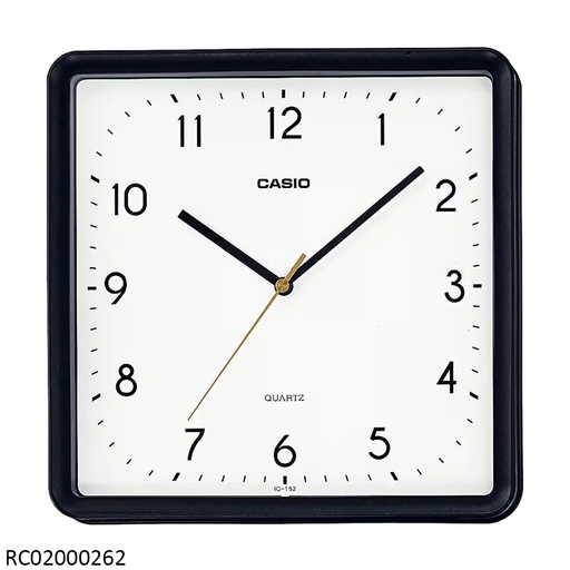 [RC02000262] RELOJ CASIO DE PARED BLACK IQ-152-1DF