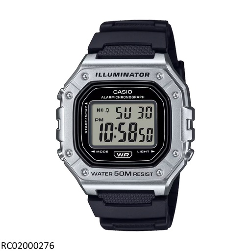 [RC02000276] RELOJ CASIO DIGITAL CAB W-218HM-7AVDF SILICON NEGRO