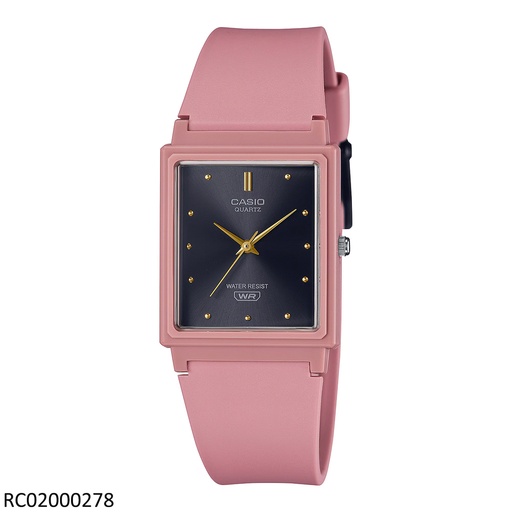 [MQ-38UC-4ADF] RELOJ CASIO ANALOGO DAMA MQ-38UC-4ADF SILICON ROSADO
