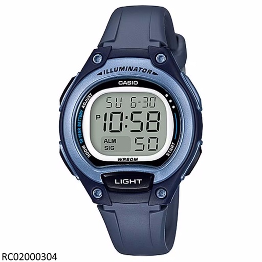 [RC02000304] RELOJ CASIO DIGITAL DAMA LW-203-2AVDF SILICON AZUL