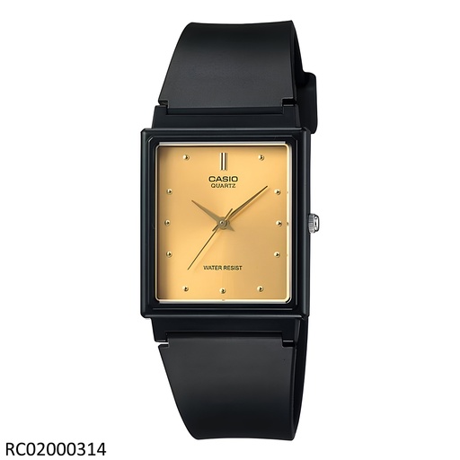 [RC02000314] RELOJ CASIO ANALOGO CAB MQ-38-9ADF SILICON NEGRO