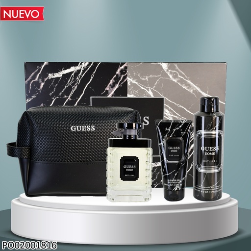 [PO02001816] PERFUME GUESS UOMO EST.1981 100/226/100ML COSMETIQUERA