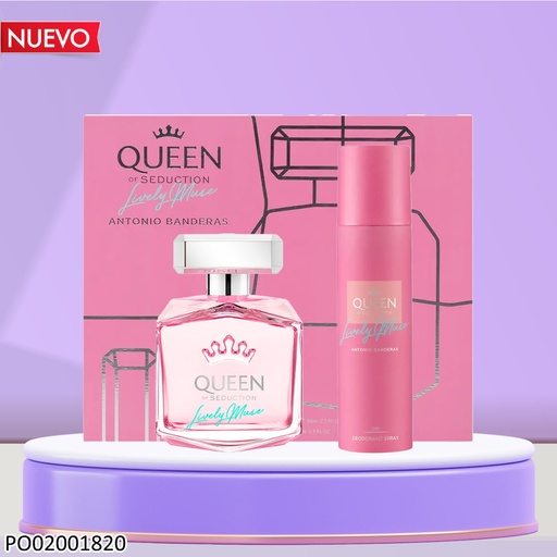 [PO02001820] PERFUME QUEEN OF SEDUCTION LIVELY MUSE ANTONIO B. EDT 80/150ML