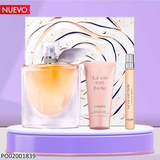 [PO02001839] ESTUCHE PERFUME LANCOME LA VIE EST BELLE EDP 50/50/10ML