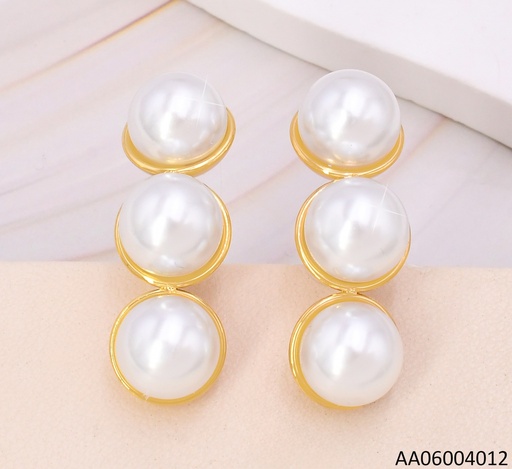 [AA06004012] ARETES 3 PERLAS VERTICALES EN CURVA EA1279-45