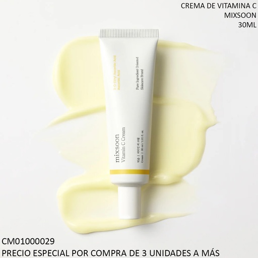 [CM01000029] CREMA MIXSOON VITAMINA C 30ML