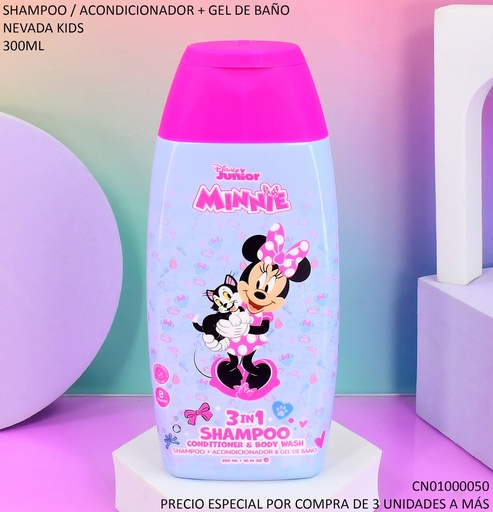 [CN01000050] SHAMPOO INFANTIL DISNEY JUNIOR 300ML MINNIE DS92002