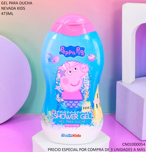 [CN01000054] GEL DE BAÑO HASBRO 473ML PEPPA PIG