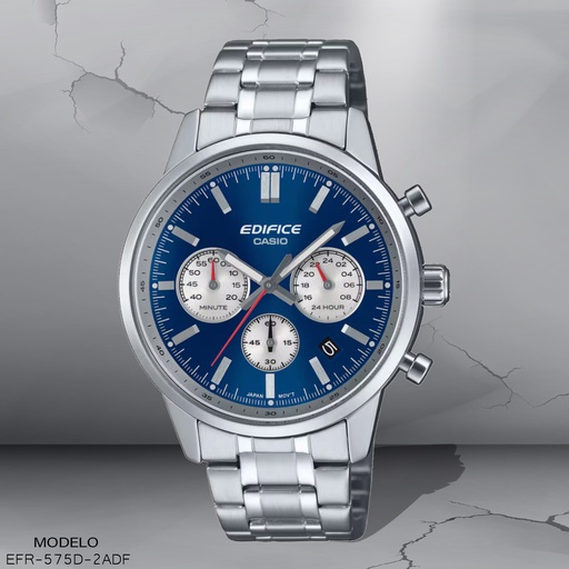 [EFR-575D-2ADF] RELOJ CASIO EDIFICE ANALOGO CAB EFR-575D-2ADF METAL PLAT