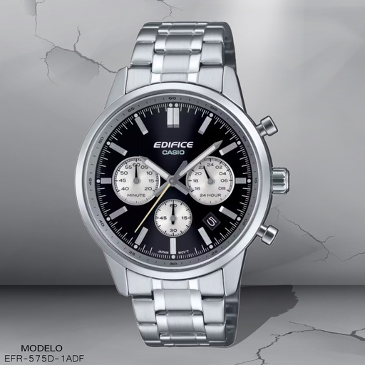 [EFR-575D-1ADF] RELOJ CASIO EDIFICE ANALOGO CABEFR-575D-1ADF METAL PLAT