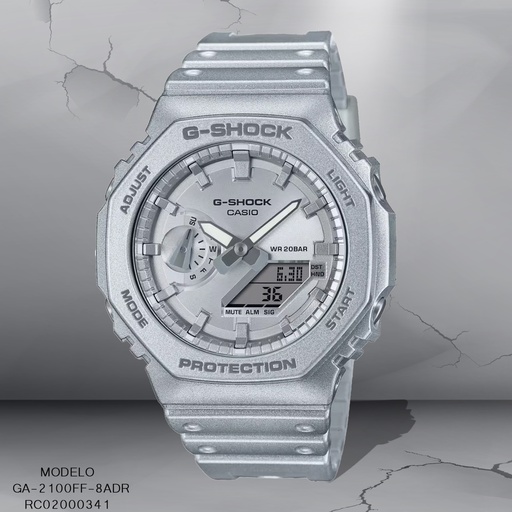 [RC02000341] RELOJ CASIO G-SHOCK ANA/DIG CAB GA-2100FF-8ADR SILICON PLAT
