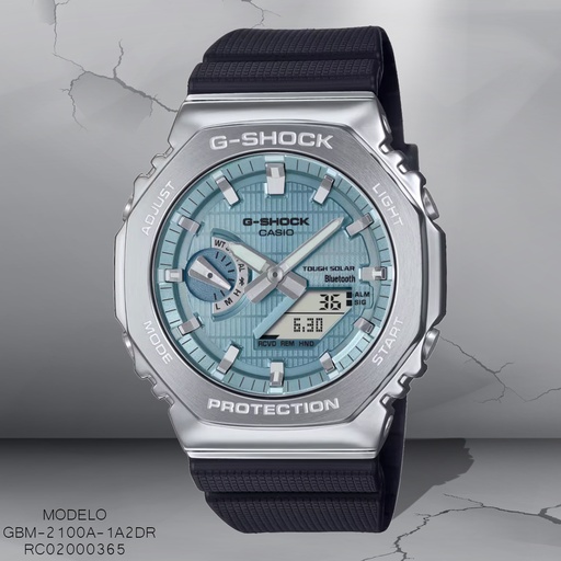 [RC02000365] RELOJ CASIO G-SHOCK ANALOGO CAB GBM-2100A-1A2DR SILICON NEGRO
