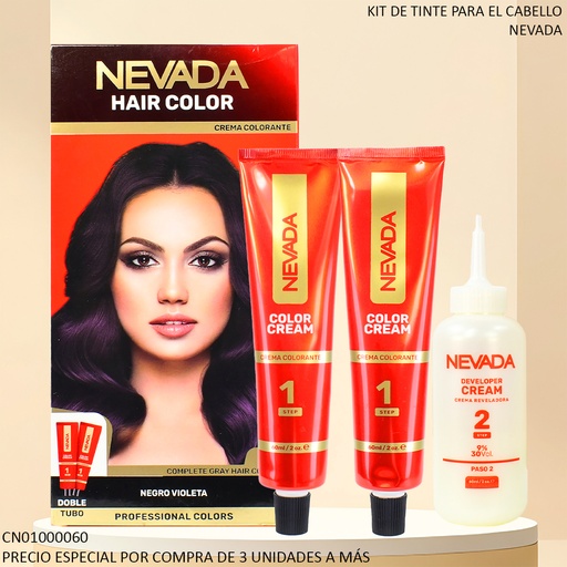 [CN01000060] TINTE NEVADA NEGRO VIOLETA NV04530