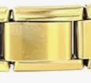 [AC19000091] CHARM ITALIANO 18K ACERO INOX. 9*10MM