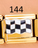 [AC19000144] CHARM ITALIANO 18K ACERO INOX.9*10MM TABLERO