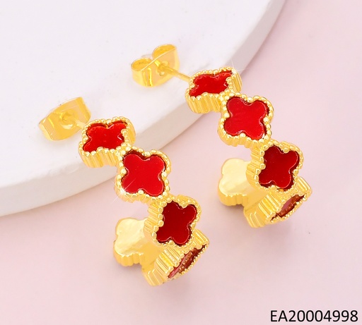 [EA20004998] ARETES "C" VAN CLEEF ROJO EE4115-9