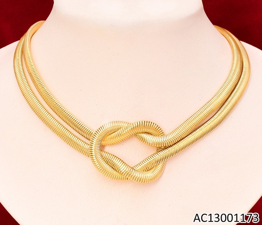 [AC13001173] CADENA SERPIENTE DOR NUDO CA497-45