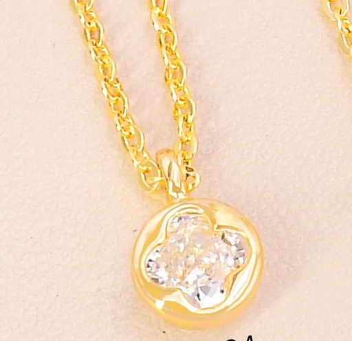 [EC22000924] CADENA DIJE: VAN CLEEF ZIRCONIA CE366-5