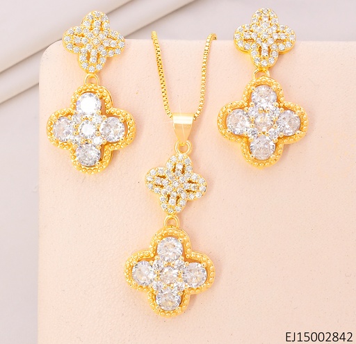 [EJ15002842] SET DOR VAN CLEEF DOBLE SE1101-9