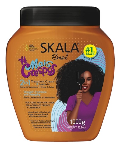 [CS02000027] CREMA SKALA BRASIL CRESPOS 2 EN 1 1000G