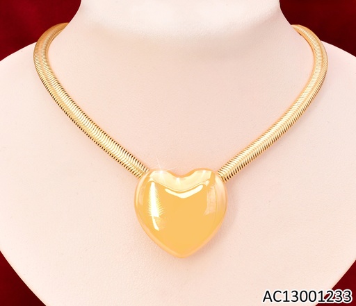 [AC13001233] CADENA SERPIENTE DIJE CORAZON INFLADO CA485-45 012026