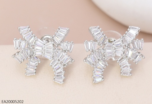 [EA20005202] ARETES PLAT LAZO ZIRC. RECT EE4663-6