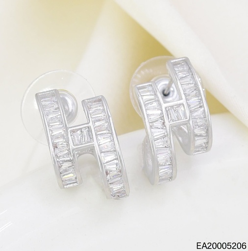 [EA20005206] ARETES "H" ZIRC. RECT. PLAT.EE4667-6