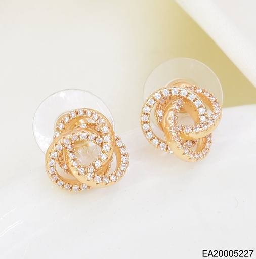 [EA20005227] ARETES CIRCULOS ENTRELAZADOS ZIRC. EE4696-6