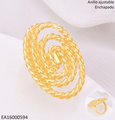 [EA16000594] ANILLO ESPIRAL TORNEADO RA576-45