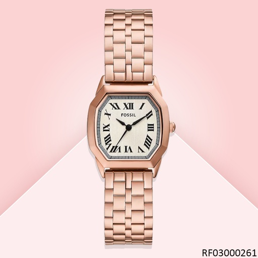 [RF03000261] RELOJ FOSSIL ANALOGO HARLOW ES5386 METAL ROSE