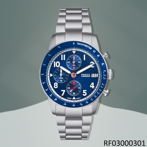 [RF03000301] RELOJ FOSSIL ANALOGO SPORT TOURER FS6047 METAL PLAT.