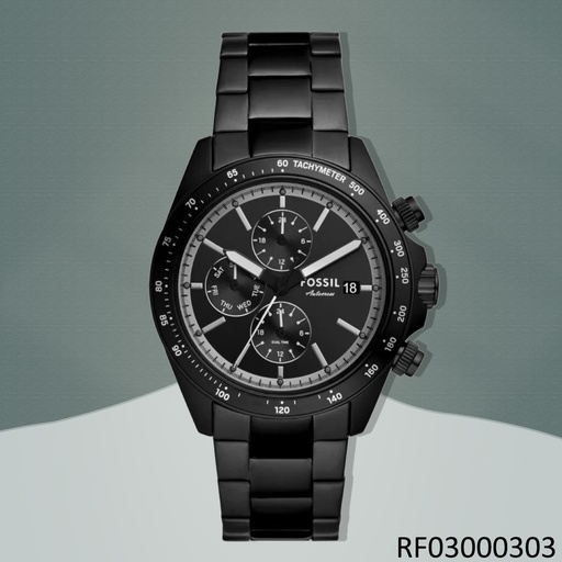 [RF03000303] RELOJ FOSSIL ANALOGO STAINLESS STEEL FS6125 METAL NEGRO