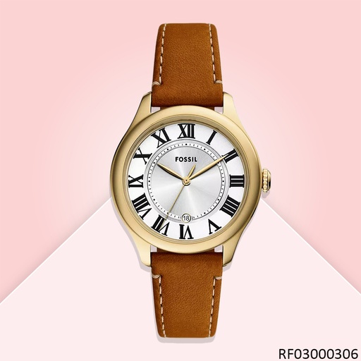 [RF03000306] RELOJ FOSSIL GILMORE ES5397 CUERO CAFE