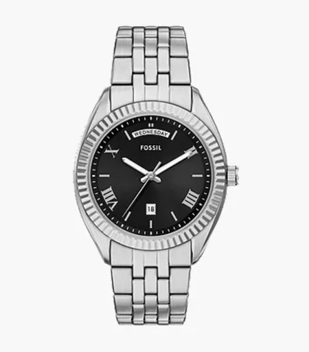 [RF03000309] RELOJ FOSSIL ANALOGO CAMPBELL FS6139 METAL PLAT.