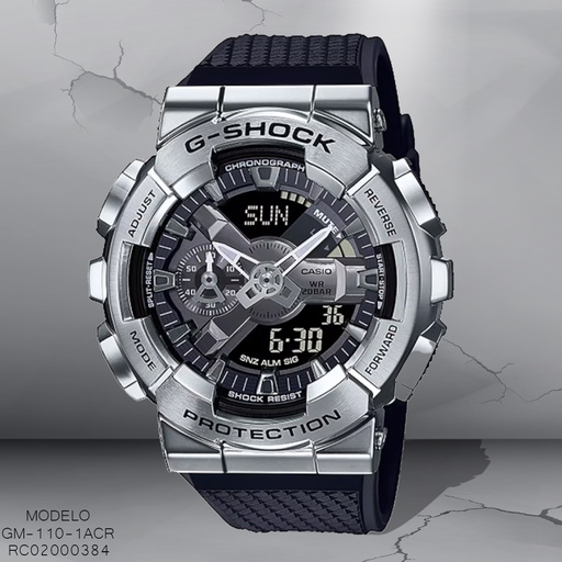[RC02000384] RELOJ CASIO G-SHOCK ANA/DIG GM-110-1ACR SILICON NEGRO