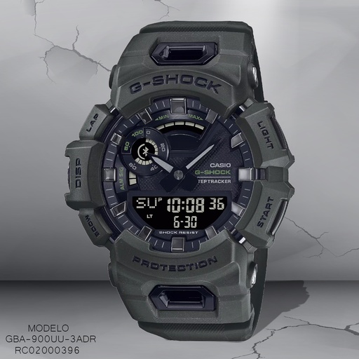 [GBA-900UU-3ADR] RELOJ CASIO G-SHOCK ANA/DIG GBA-900UU-3ADR SILICON NEGRO