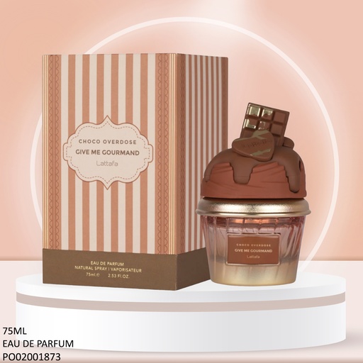 [PO02001873] PERFUME CHOCO OVERDOSE GIVE ME LATTAFA EDP 75ML